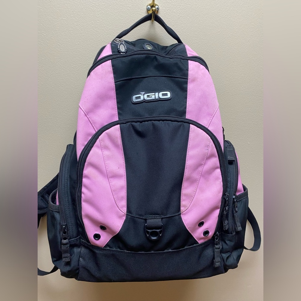 OGIO Two-Tone Pink and Black Backpack